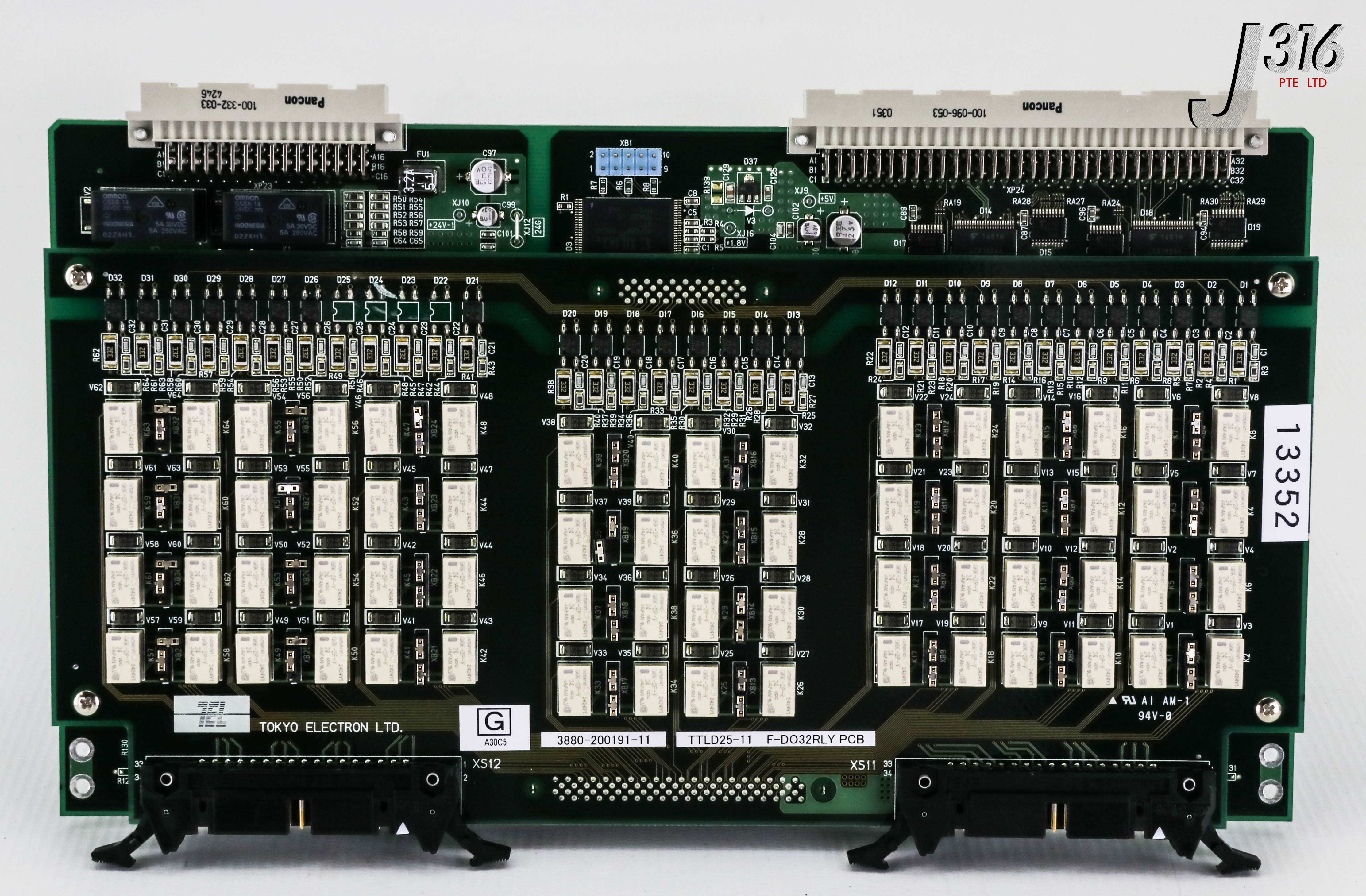 Ary様 13352 TOKYO ELECTRON PCB, TTLD25-11 F-DO_32RLY W/TTLD24-11 F-DO32